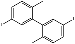 5,5'-Diiodo-2,2'-dimethylbiphenyl Struktur