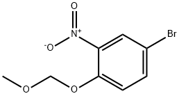 4-Bromo-1-methoxymethoxy-2-nitrobenzene Struktur