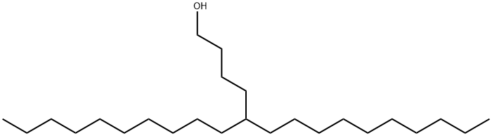 5-decylpentadecan-1-ol Struktur