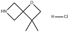 1-Oxa-6-azaspiro[3.3]heptane, 3,3-dimethyl-, hydrochloride (1:1) Struktur