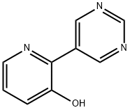 3-Hydroxy-2-(5-pyrimidyl)pyridine Struktur