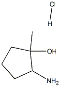 2-amino-1-methylcyclopentanol hydrochloride Struktur