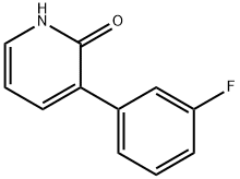 2-HYDROXY-3-(3-FLUOROPHENYL)PYRIDINE Struktur