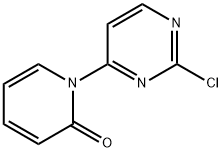 1-(2-CHLOROPYRIMIDIN-4-YL)-1,2-DIHYDROPYRIDIN-2-ONE Struktur