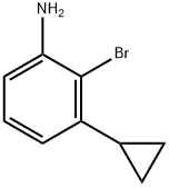 2-Bromo-3-cyclopropylaniline Struktur