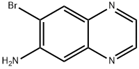 6-Quinoxalinamine, 7-bromo- Struktur