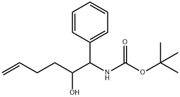 (2-Hydroxy-1-phenyl-hex-5-enyl)-carbamic acid tert-butyl ester Struktur