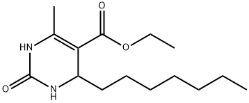 ethyl 4-heptyl-6-methyl-2-oxo-1,2,3,4-tetrahydropyrimidine-5-carboxylate Struktur