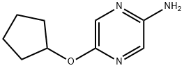 5-(CYCLOPENTOXY)-2-AMINOPYRAZINE Struktur