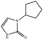 1-cyclopentyl-1,3-dihydro-2H-imidazol-2-one Struktur