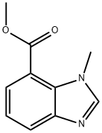 methyl 1-methyl-1H-1,3-benzodiazole-7-carboxylate Struktur