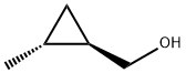 [(1R,2R)-2-METHYLCYCLOPROPYL]METHANOL Struktur