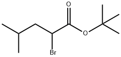 tert-butyl 2-bromo-4-methylpentanoate Struktur