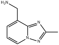 {2-methyl-[1,2,4]triazolo[1,5-a]pyridin-8-yl}methanamine Struktur