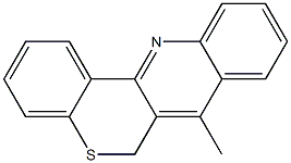 7-Methyl-6H-[1]benzothiopyrano[4,3-b]quinoline Struktur