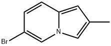 6-bromo-2-methylindolizine Struktur