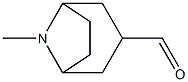 8-methyl-8-azabicyclo[3.2.1]octane-3-carbaldehyde Struktur