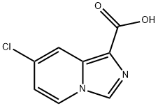 7-chloroimidazo[1,5-a]pyridine-1-carboxylic acid Struktur