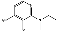 4-Amino-3-bromo-2-(ethylmethylamino)pyridine Struktur