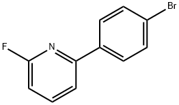 2-Fluoro-6-(4-bromophenyl)pyridine Struktur