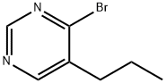 4-Bromo-5-(n-propyl)pyrimidine Struktur