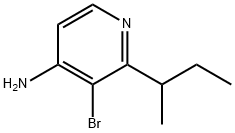 4-Amino-3-bromo-2-(sec-butyl)pyridine Struktur