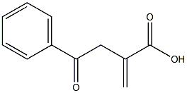 2-methylene-4-oxo-4-phenylbutanoic acid Struktur