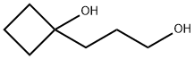 1-(3-hydroxypropyl)cyclobutan-1-ol Struktur