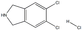 Isoindoline, 5,6-dichloro-, hydrochloride (8CI) Struktur