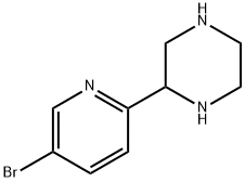 2-(5-Bromopyridin-2-yl)piperazine Struktur