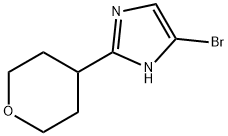 4-Bromo-2-(oxan-4-yl)-1H-imidazole Struktur