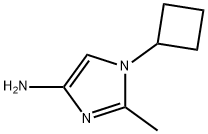 1-Cyclobutyl-2-methylimidazol-4-amine Struktur