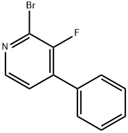 2-Bromo-3-fluoro-4-phenylpyridine Struktur