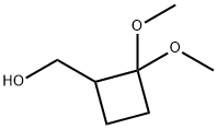 (2,2-dimethoxycyclobutyl)methanol Struktur