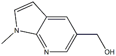 {1-methyl-1H-pyrrolo[2,3-b]pyridin-5-yl}methanol Struktur