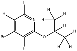 4-Bromo-2-(iso-propoxy)pyridine-d10 Struktur