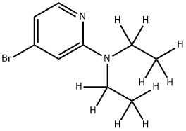 4-Bromo-2-(diethylamino-d10)-pyridine Struktur