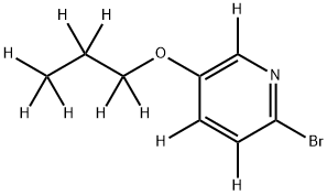 2-Bromo-5-(n-propoxy)pyridine-d10 Struktur