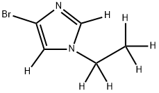 4-Bromo-1-ethylimidazole-d7 Struktur