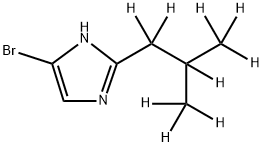 4-Bromo-2-(iso-butyl-d9)-imidazole Struktur