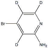 2-Amino-4-bromopyridine-3,5,6-d3 Struktur