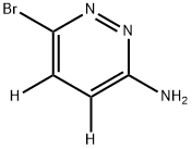 3-Amino-6-bromopyridazine-4,5-d2 Struktur