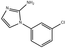 1-(3-chlorophenyl)-1H-imidazol-2-amine Struktur