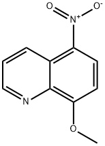 8-METHOXY-5-NITROQUINOLINE Struktur