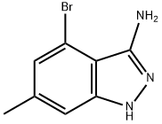 4-bromo-6-methyl-1H-indazol-3-amine Struktur