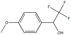 1-(4-Methoxyphenyl)-2,2,2-trifluoroethanol Struktur