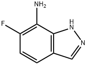 6-Fluoro-1H-indazol-7-ylamine Struktur