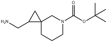 tert-butyl 1-(aminomethyl)-5-azaspiro[2.5]octane-5-carboxylate Struktur