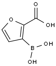 2-Carboxyfuran-3-boronic acid Struktur