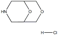 3,9-dioxa-7-azabicyclo[3.3.1]nonane hydrochloride Struktur